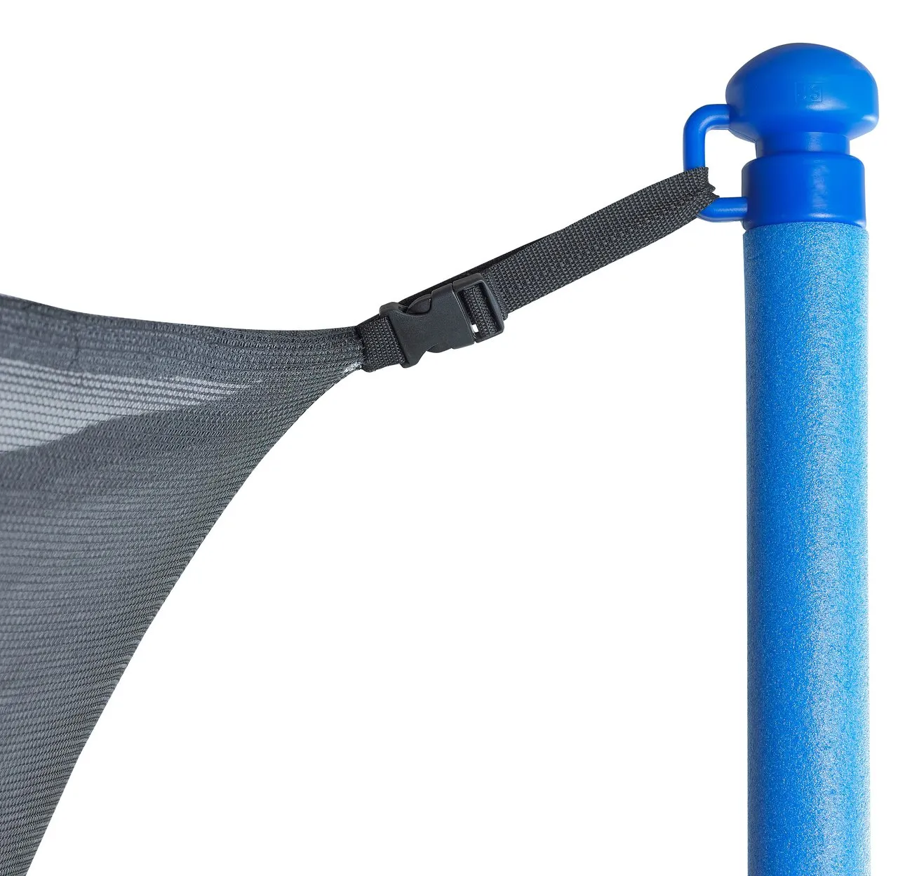 15' Trampoline Safety Enclosure Net Using 8 Poles or 4 Arches