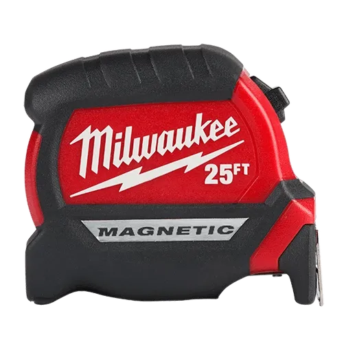 25ft Compact Magnetic Tape Measure