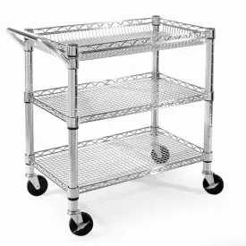 3-Tier NSF Heavy-Duty Utility Cart