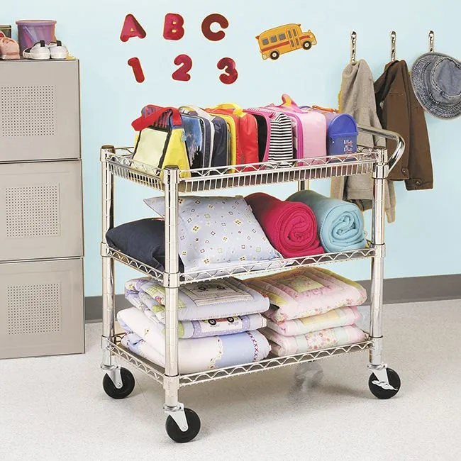 3-Tier NSF Heavy-Duty Utility Cart