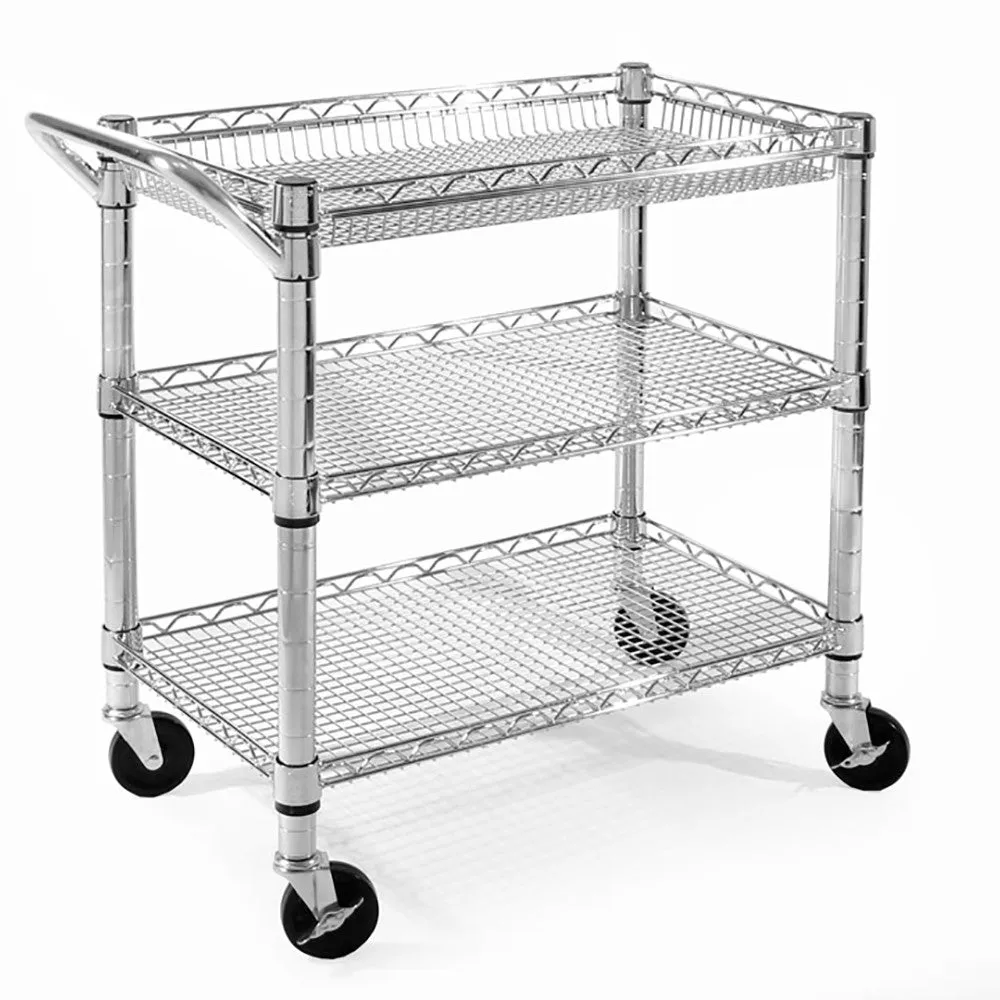 3-Tier NSF Heavy-Duty Utility Cart