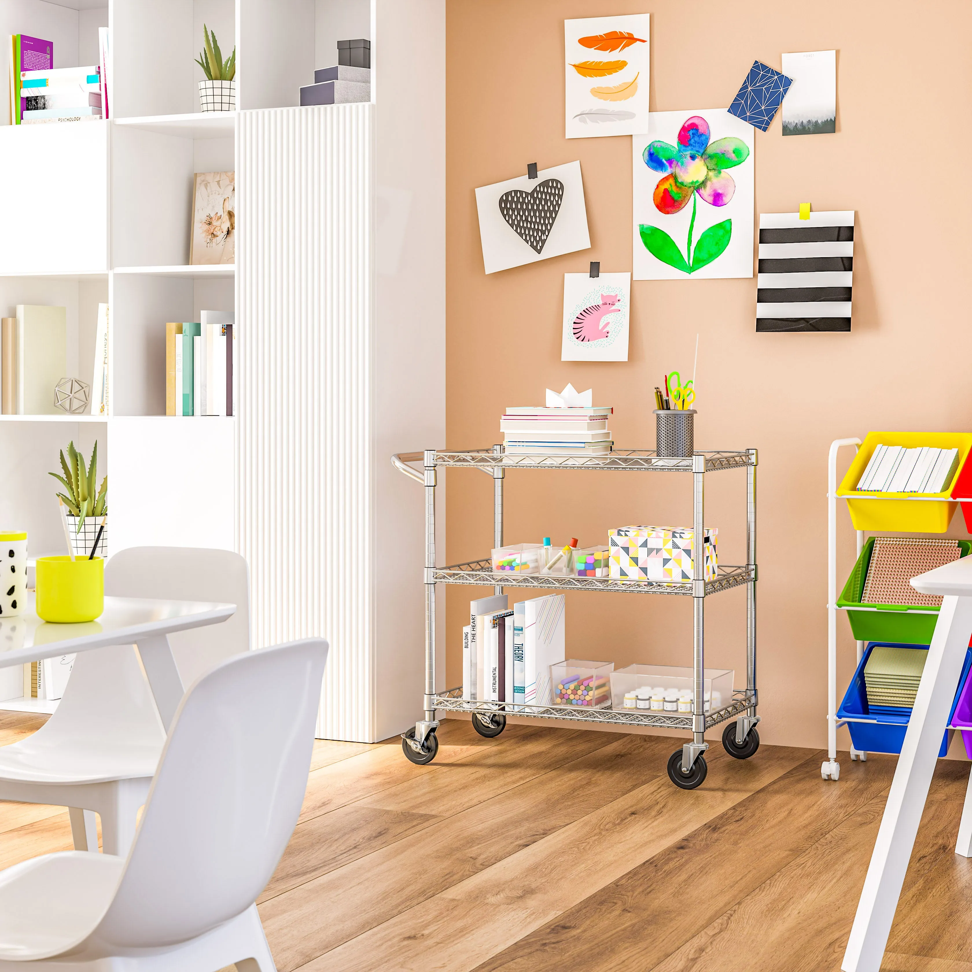 3-Tier NSF Utility Cart