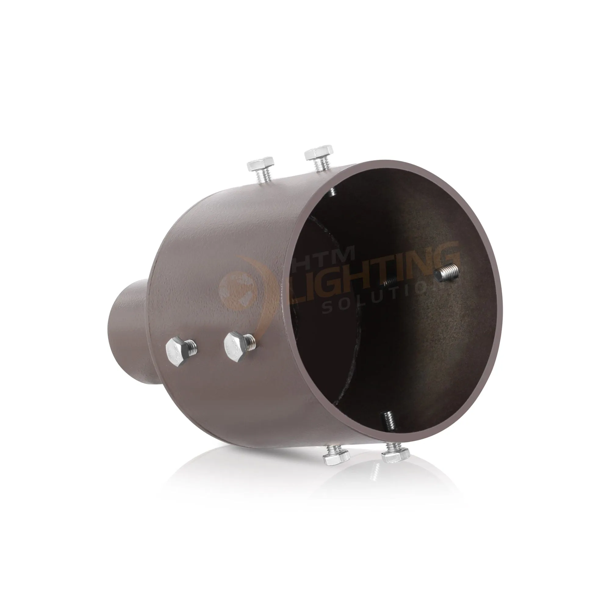 4" Round Pole Mount With 2-3/8" Vertical Tenon (V2)