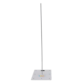 7' Borisino White Heavy Duty Steel Column Kit - Adjustable In Size | Free Shipping Not Available