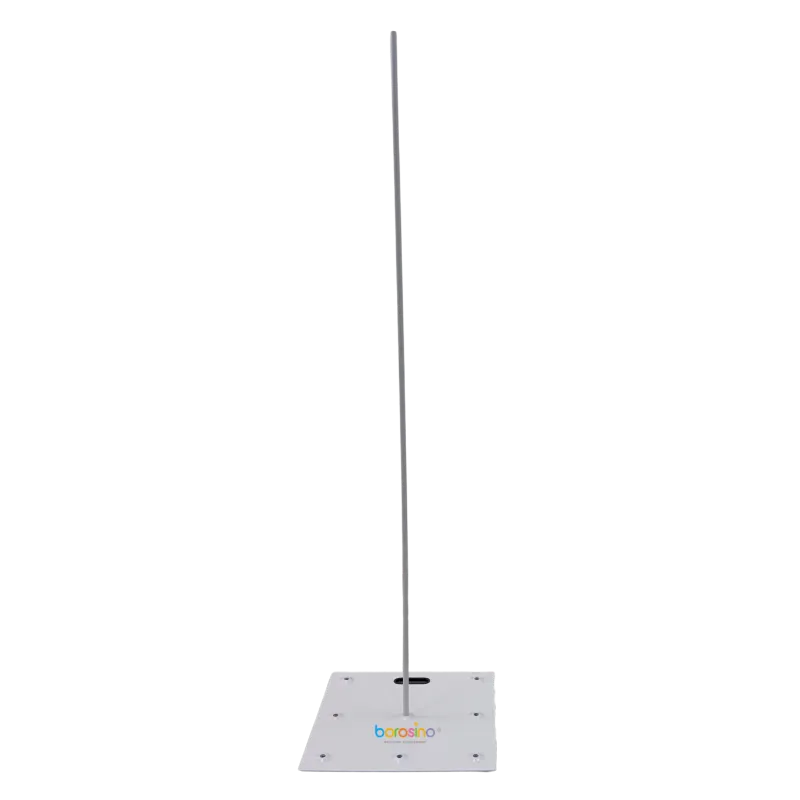 7' Borisino White Heavy Duty Steel Column Kit - Adjustable In Size | Free Shipping Not Available