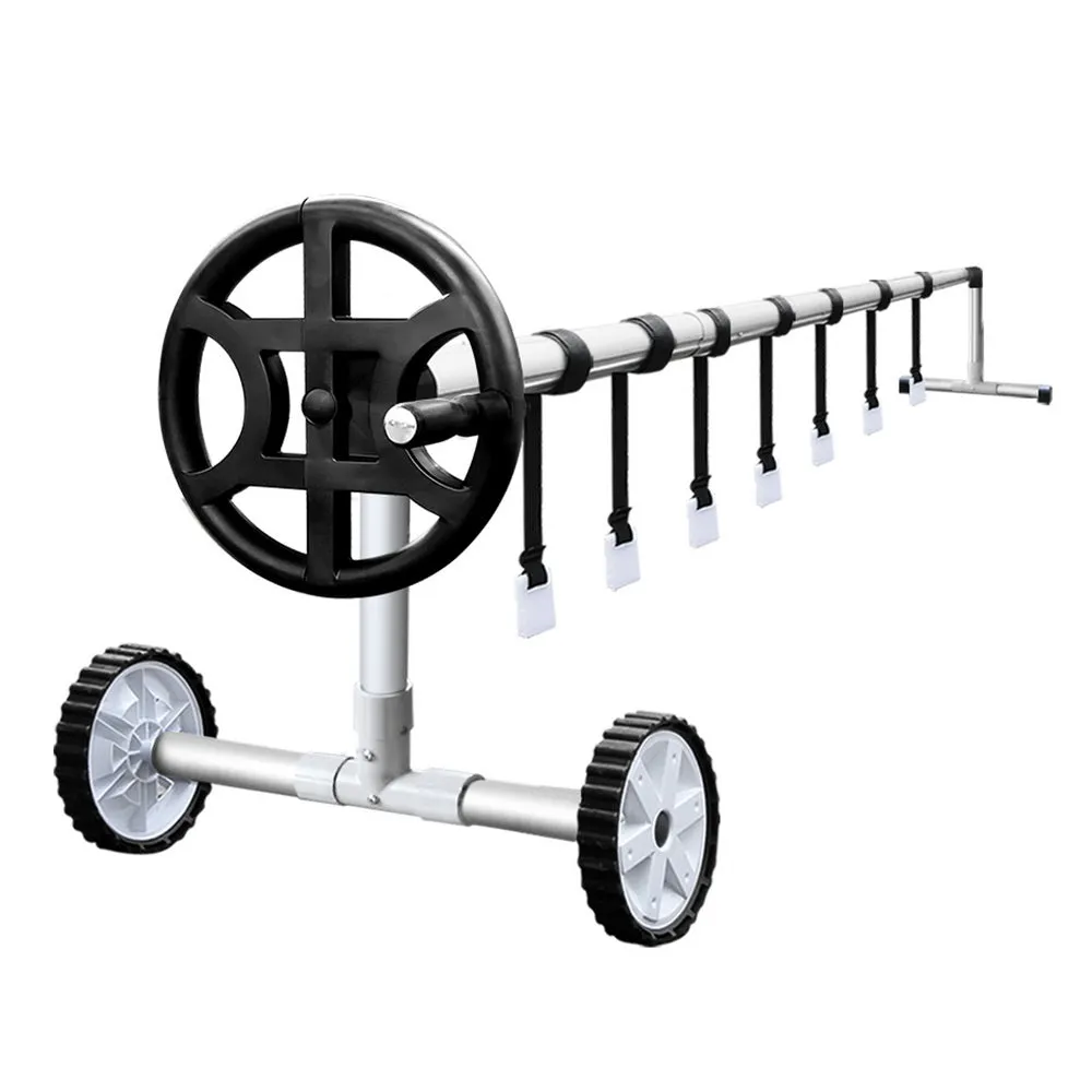 Adjustable 4m Pool Cover Roller with Crank Wheel - Aquabuddy