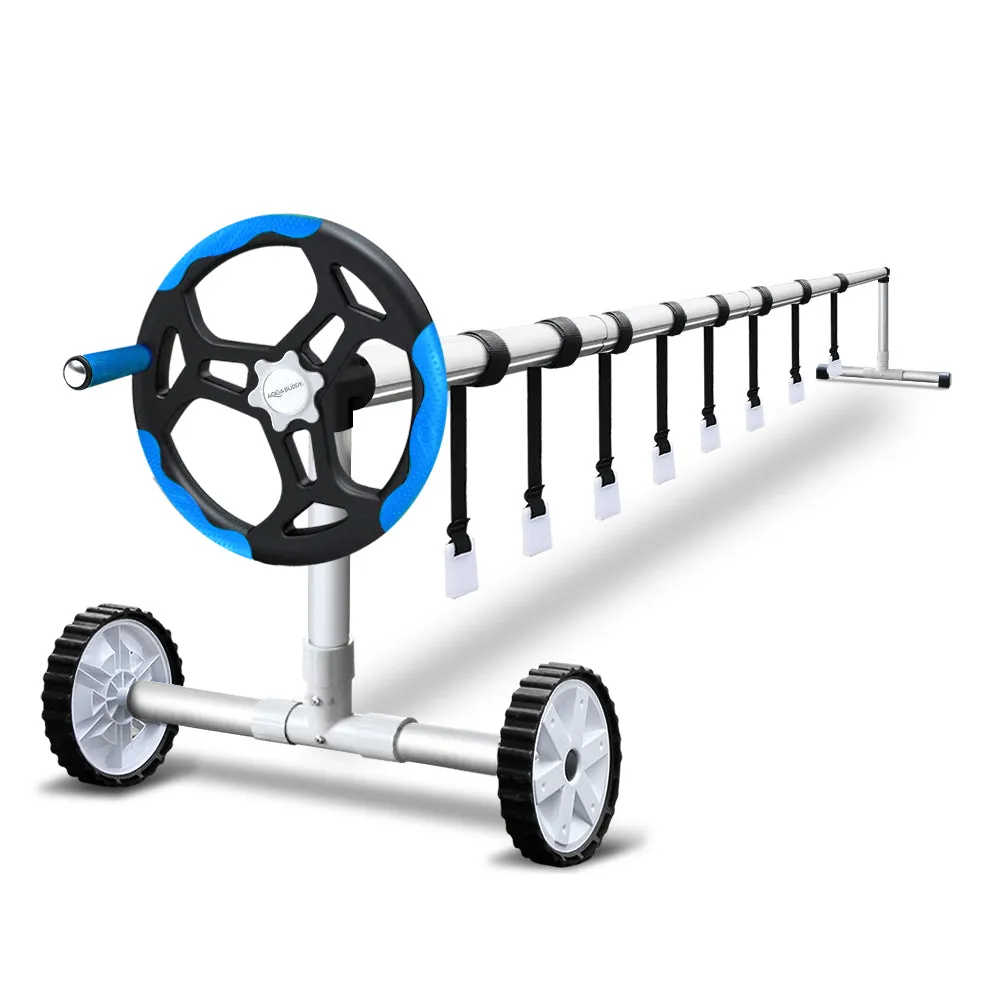 Adjustable Aluminium Pool Cover Roller, 5.5m - Aquabuddy