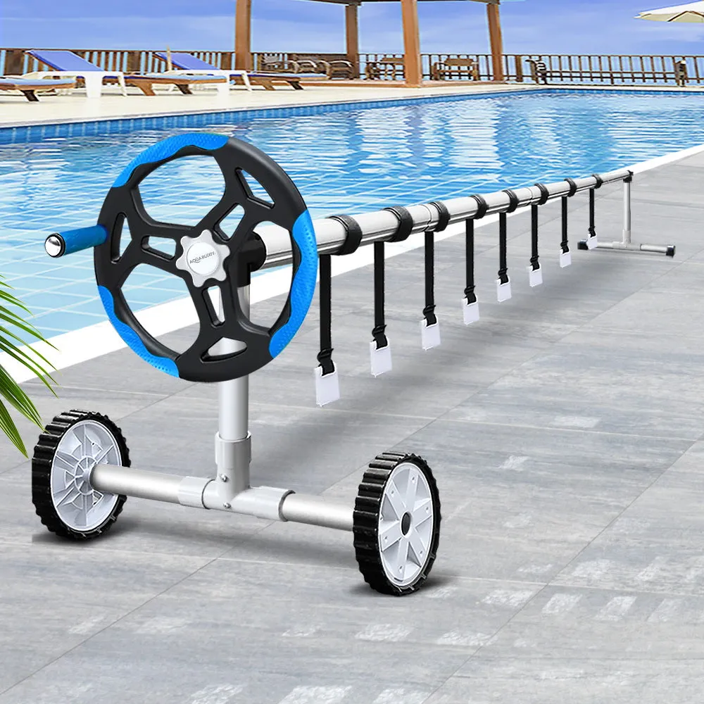 Adjustable Aluminium Pool Cover Roller, 5.5m - Aquabuddy