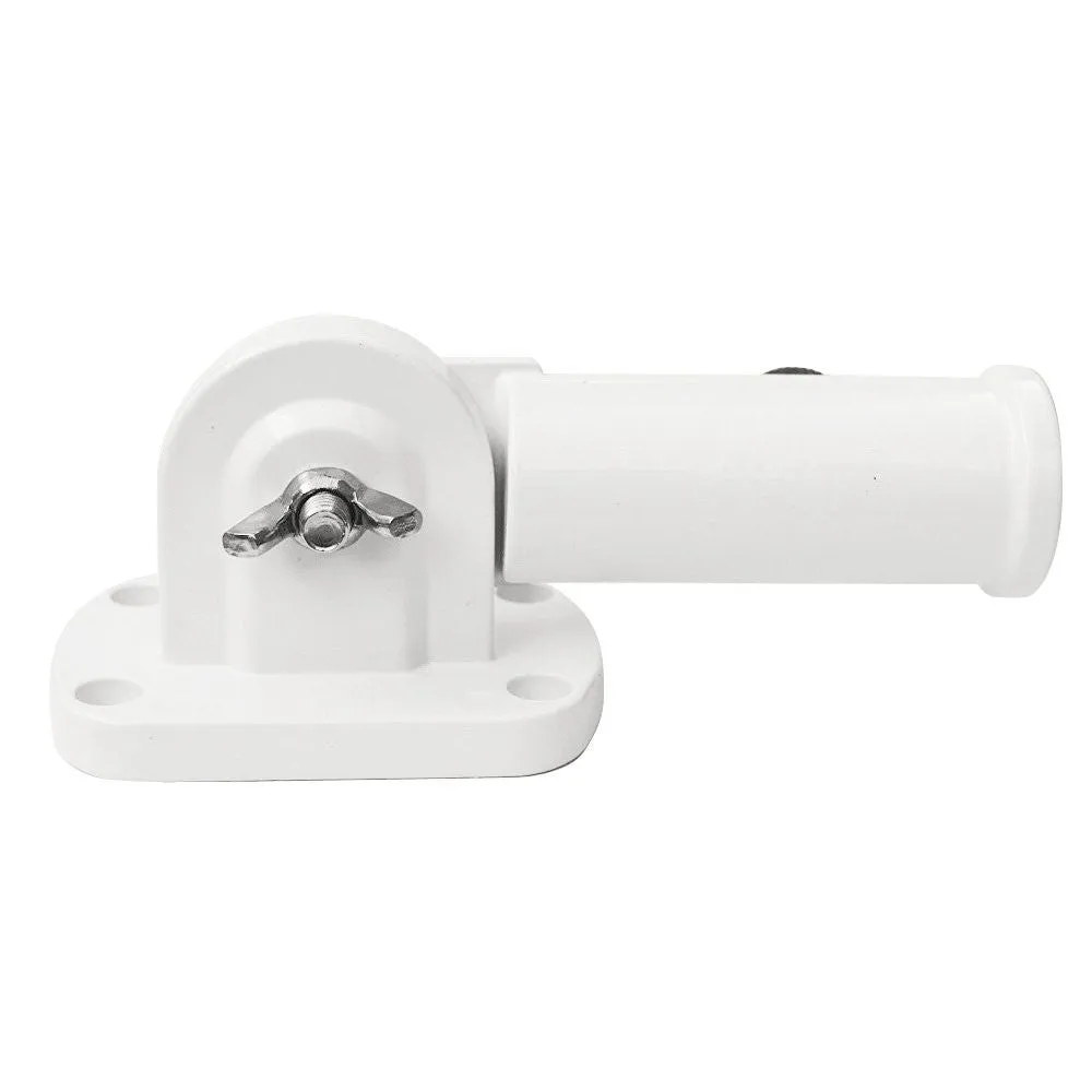 Adjustable Flagpole Bracket, Heavy Duty Aluminum, 1"