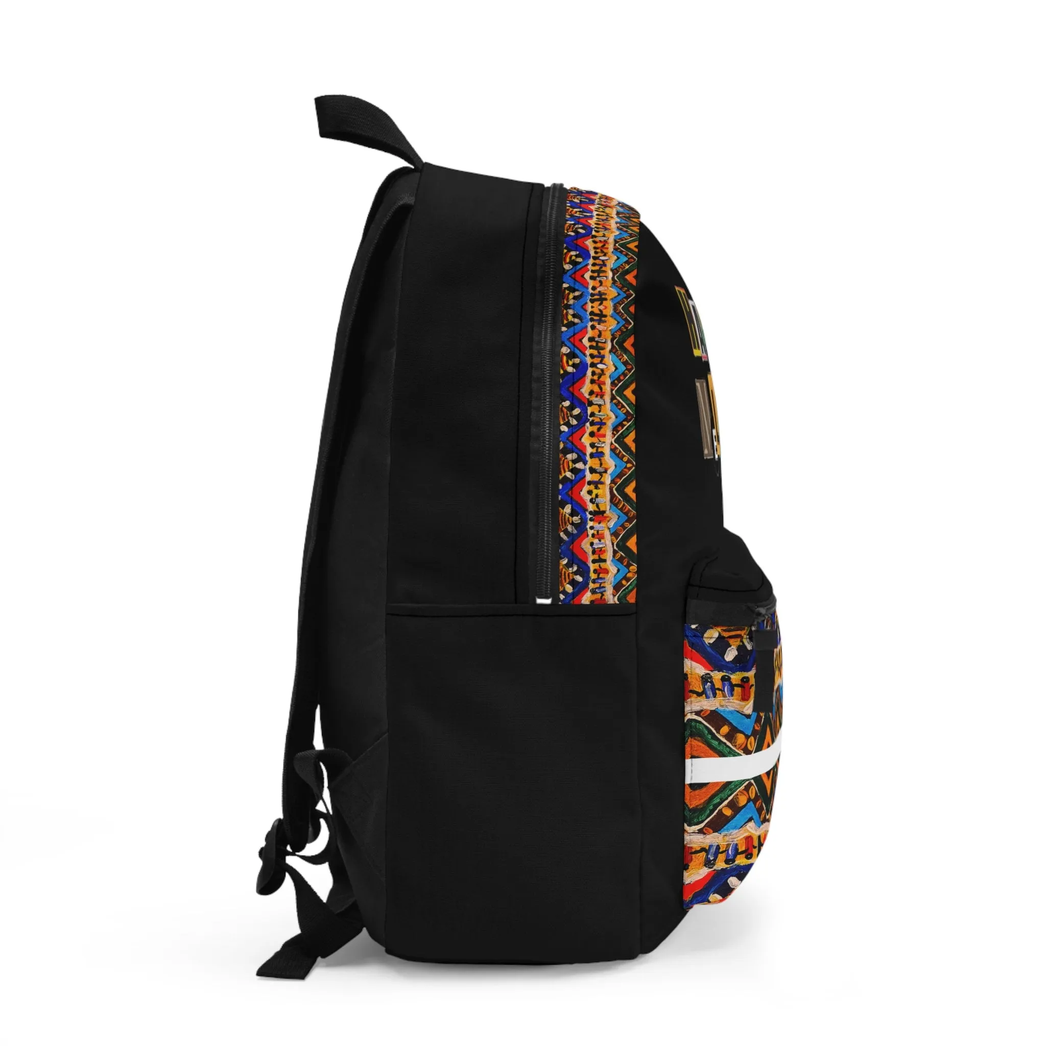 Boho Chic Handcrafted Tribal Backpack,Lightweight, Waterproof with Adjustable Straps
