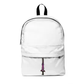 Brown and Purple Sword Unisex Classic Backpack