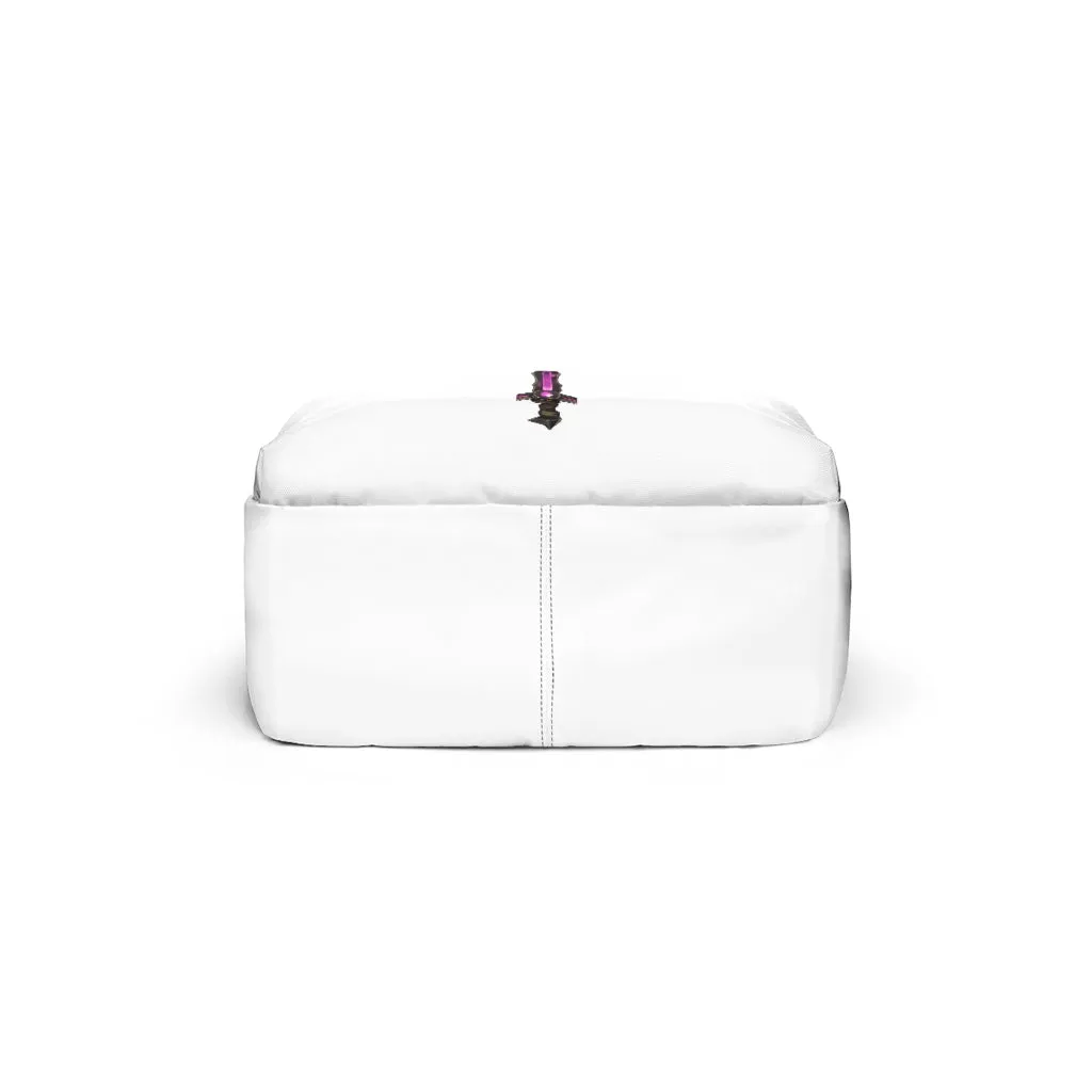 Brown and Purple Sword Unisex Classic Backpack