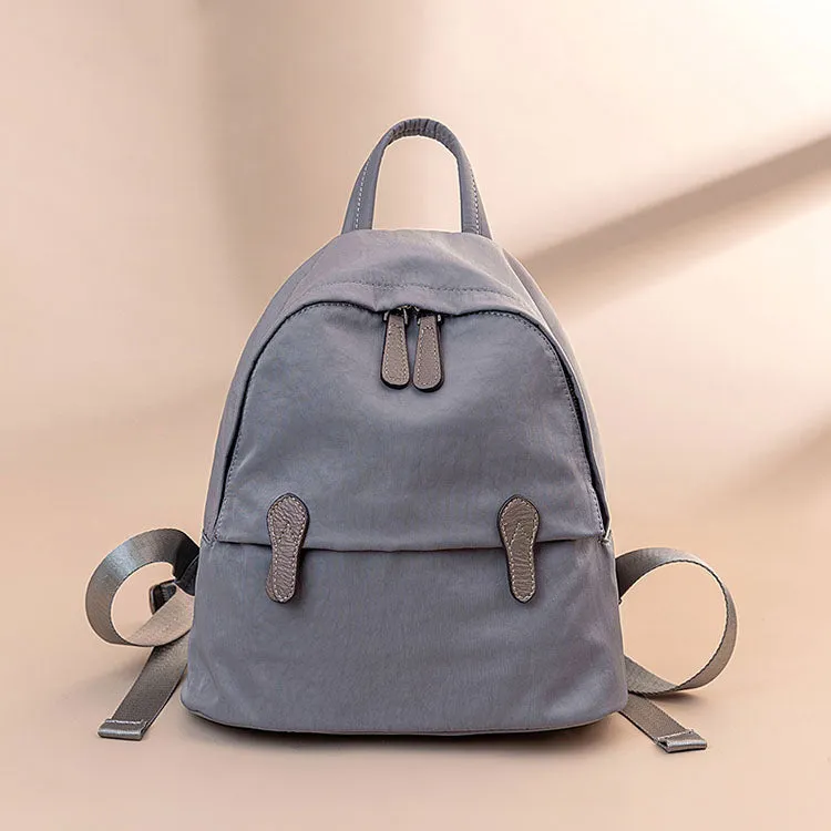 Chic Lightweight Durable Daypack with Elegant Contrast Trim and Stylish Front Pocket