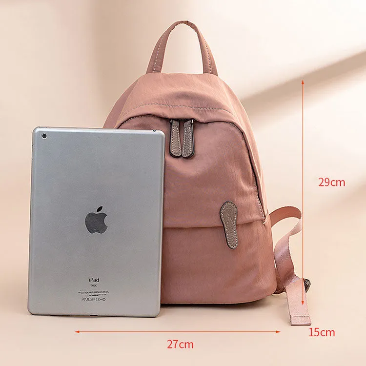Chic Lightweight Durable Daypack with Elegant Contrast Trim and Stylish Front Pocket