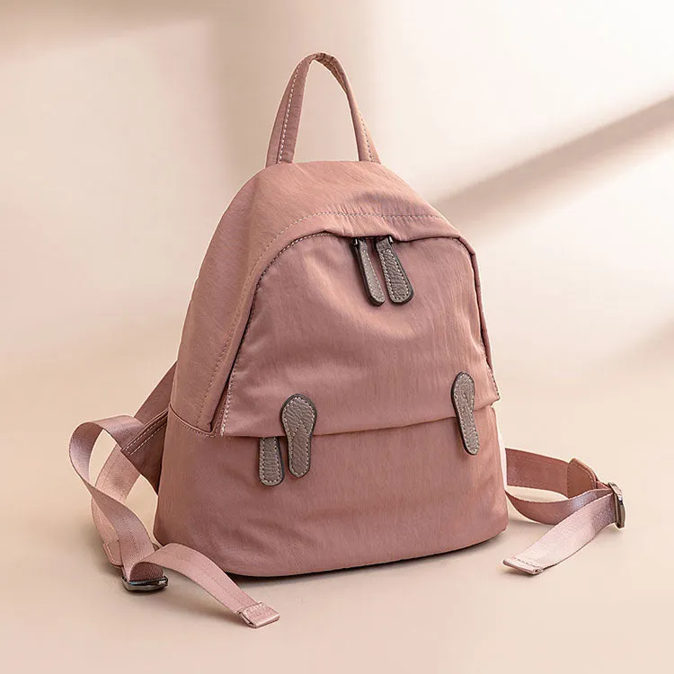 Chic Lightweight Durable Daypack with Elegant Contrast Trim and Stylish Front Pocket