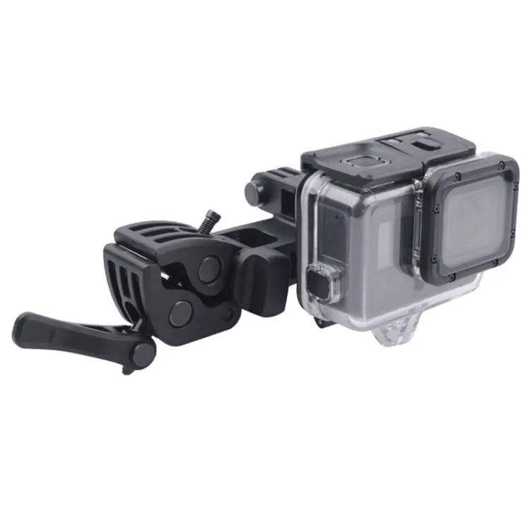 Clamp Mount Connecting Adapter Kit with Waterproof Back Cover for GoPro HERO6 /5