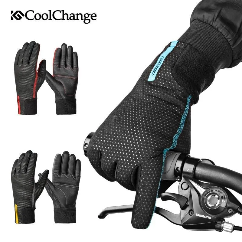CoolChange Cycling Full Finger Winter Waterproof Touch Screen Gloves