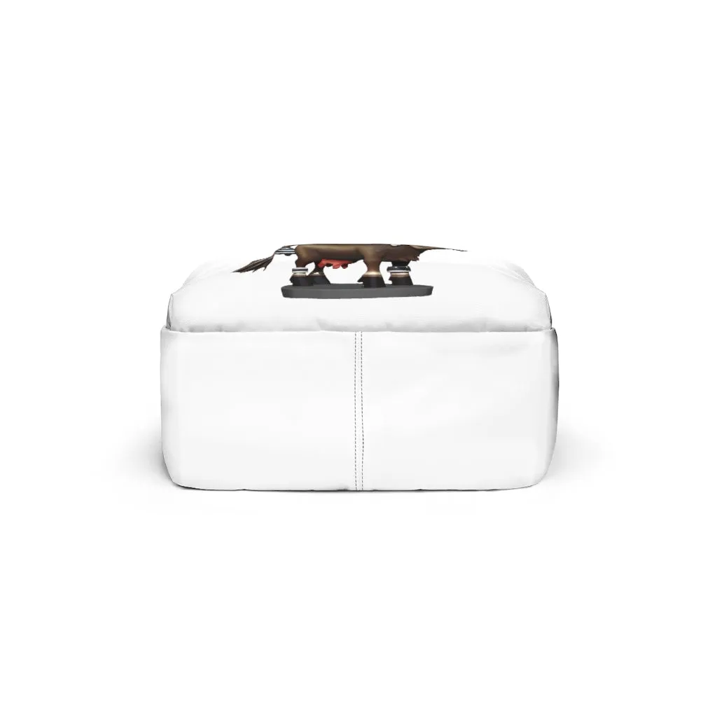 Dark Brown Cow Unisex Classic Backpack