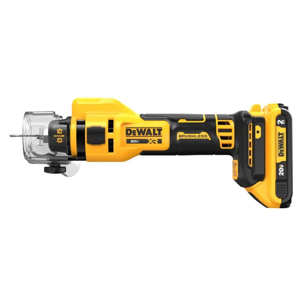 DeWALT 20V DCE555D2 MAX XR Drywall Cut Out Tool Kit