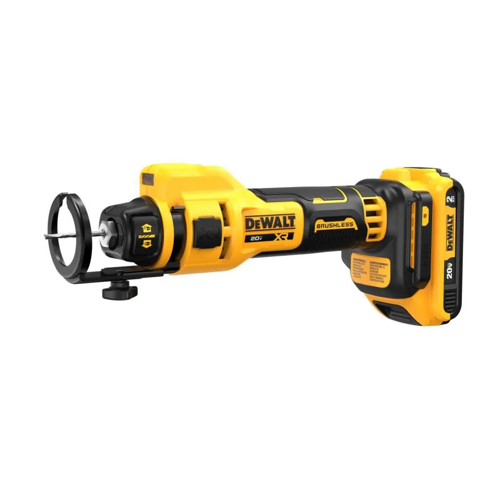DeWALT 20V DCE555D2 MAX XR Drywall Cut Out Tool Kit