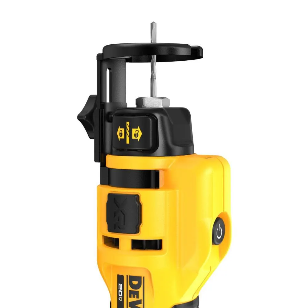 DeWALT 20V DCE555D2 MAX XR Drywall Cut Out Tool Kit