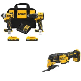 DeWalt DCK226D2 Atomic 20V MAX 2 Tool Combo Kit w/ DCS354B 20V MAX Multi-Tool