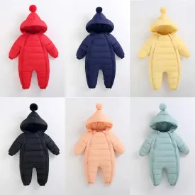 Full-body waterproof thermal suit with hood and double multicolor zip