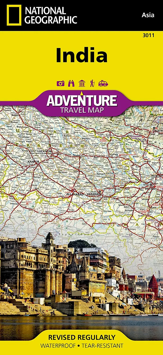 India Map (National Geographic Adventure Map, 3011) Map  Folded Map, January 1, 2019