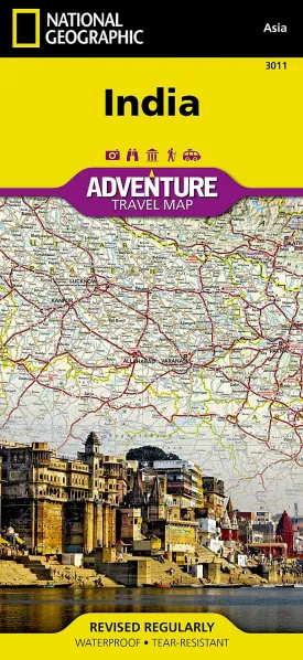 India Map (National Geographic Adventure Map, 3011) Map  Folded Map, January 1, 2019