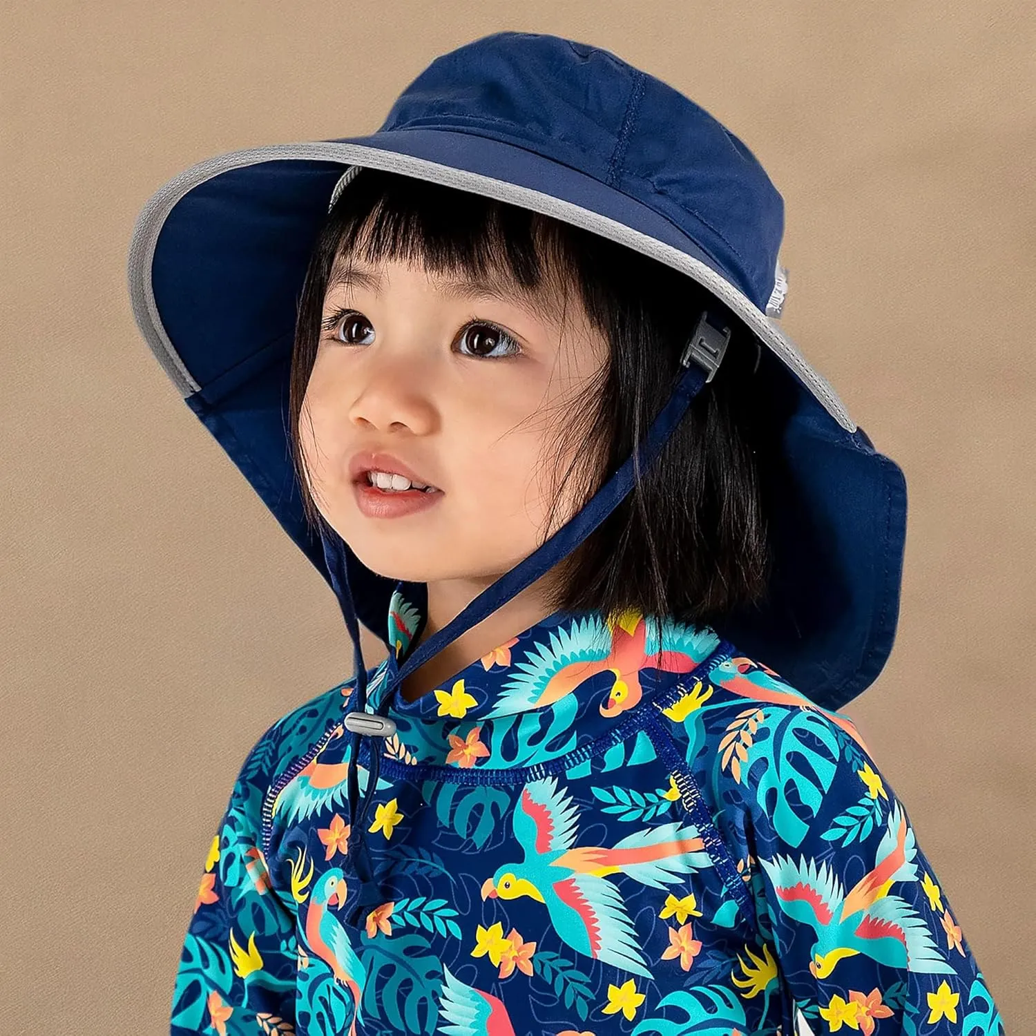 JAN & JUL Kids' Adjustable Cotton Adventure Sun Hat 50  UPF