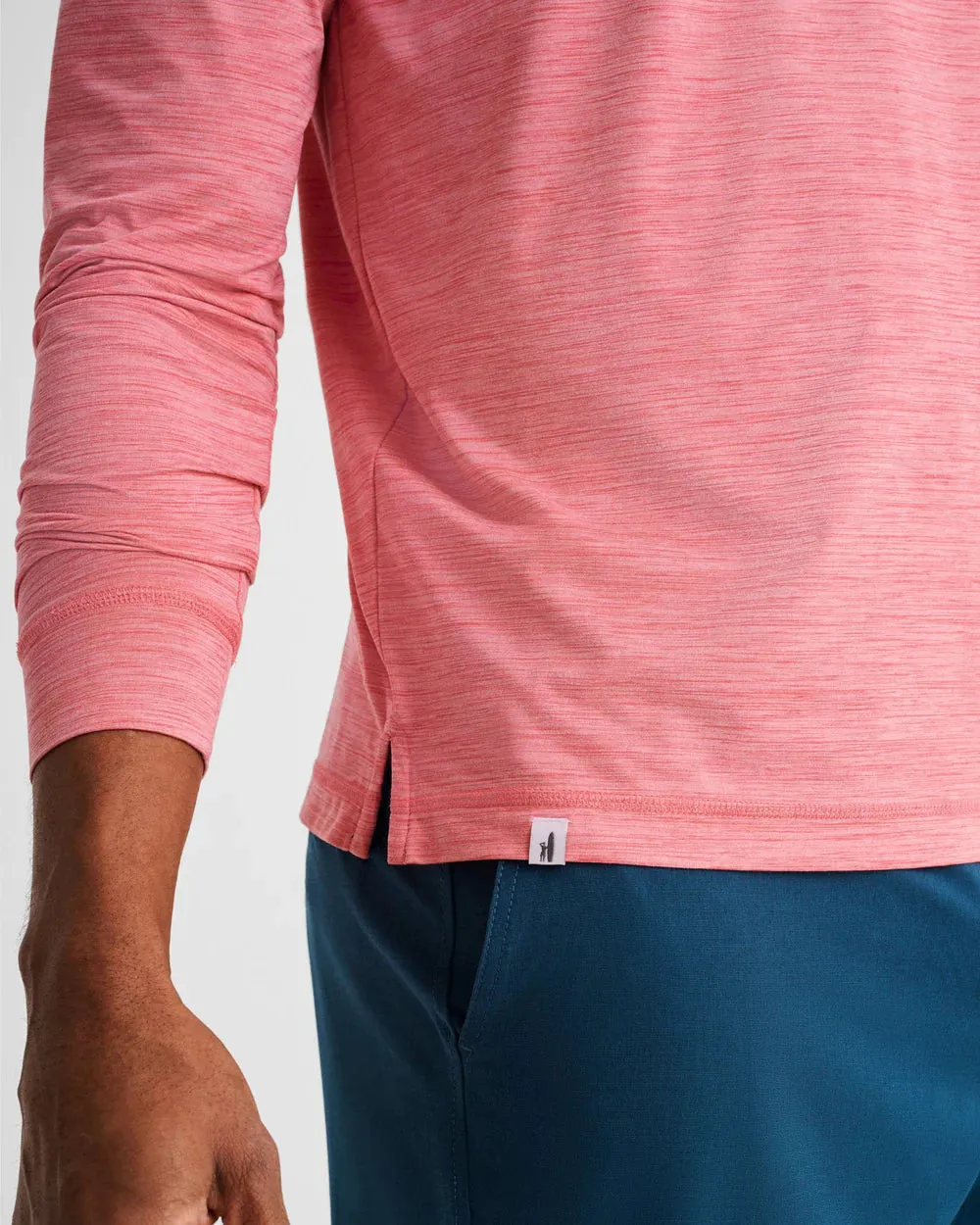 Johnnie-O Talon Performance T-Shirt Hoodie in Azalea