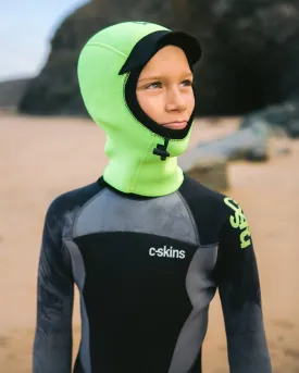 Junior Wired 2mm Wetsuit Hood in Yellow