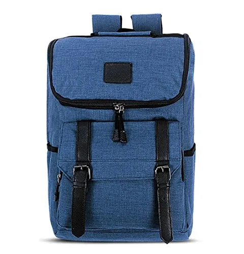 Laptop Outdoor Backpack Travel Hiking Rucksack Camping Knapsack Shoulder Schoolbag Blue