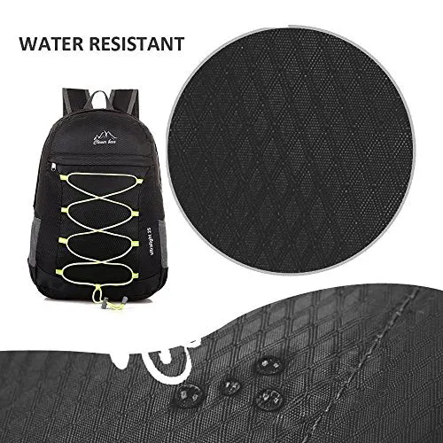Lumbor37 Ultra Lightweight Packable Backpack, Durable Waterproof Travel Hiking Backpack, Small
