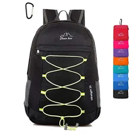 Lumbor37 Ultra Lightweight Packable Backpack, Durable Waterproof Travel Hiking Backpack, Small