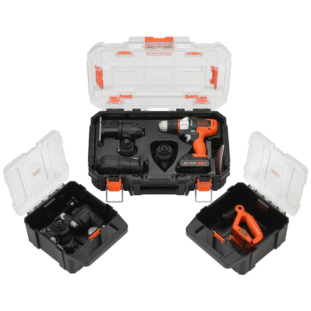 MATRIX™ 20V MAX* Power Tool Kit, Drill, 8 Attachments & Case