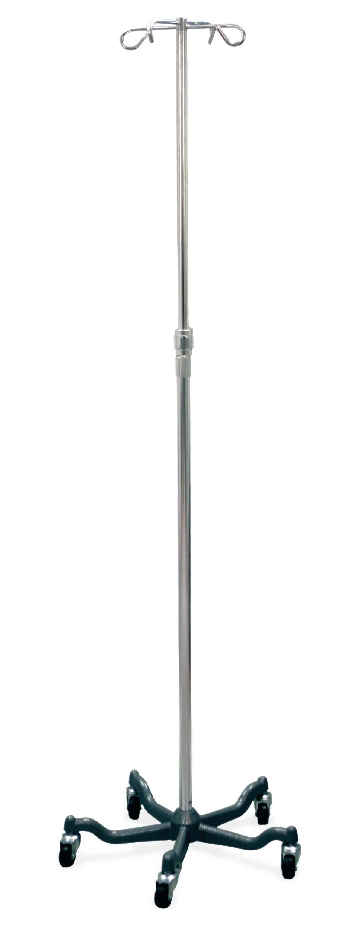 Medline Aluminum Five Leg IV Pole