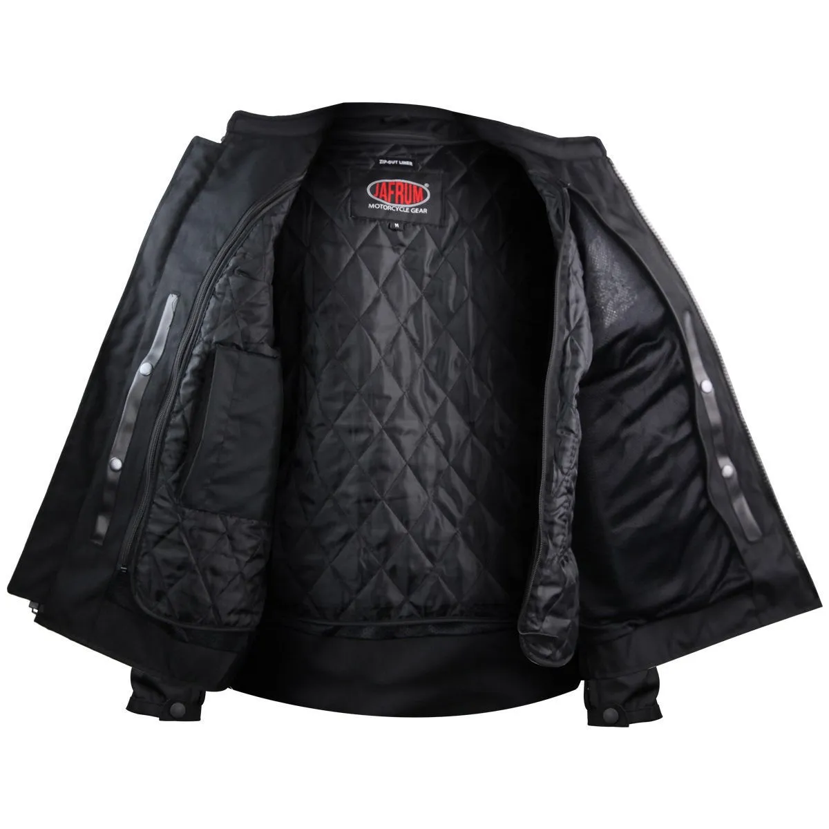 Mens Black Embroidered Reflective Skull CE Armored Textile Biker Motorcycle Jacket