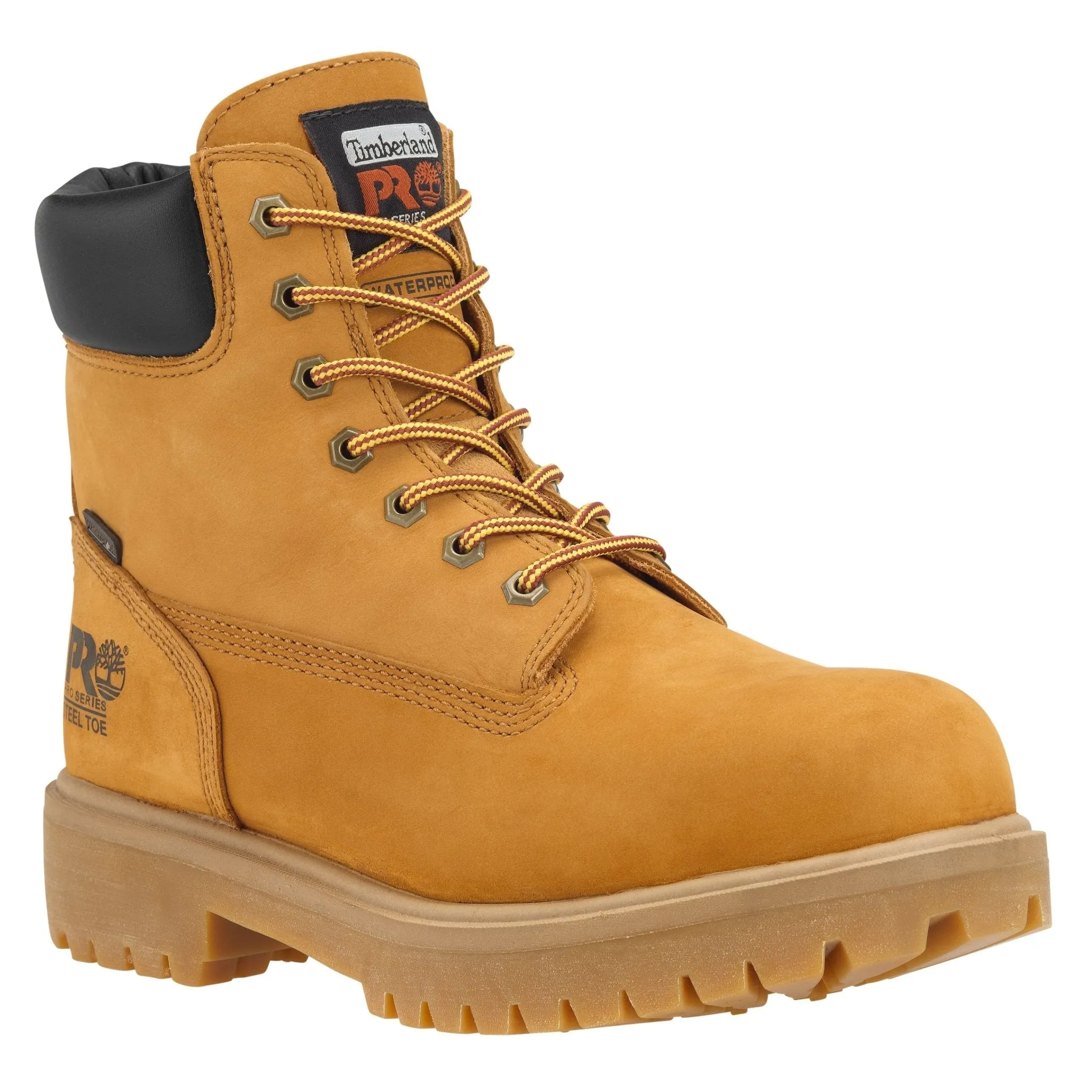 Men's Direct Attach 6" Steel Toe Waterproof Work Boot - Wheat Nubuck