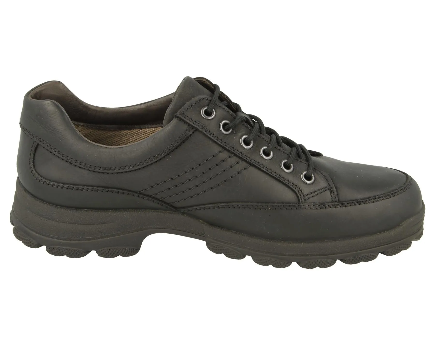 Mens (Istanbul) 6V Wide Fit By Db Shoes in Black W/Proof Nubuck