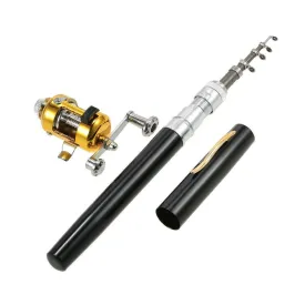 Mini Telescopic Pen Fishing Rod   Reel