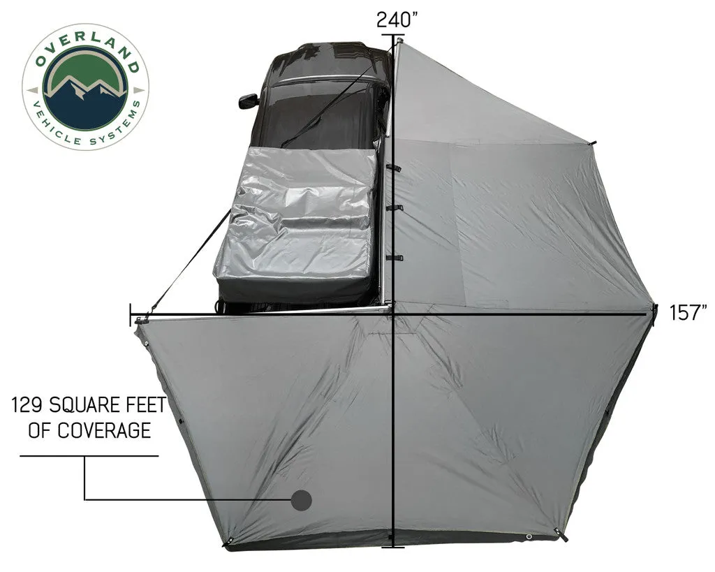 Overland Vehicle Systems 19549907 Nomadic Awning 270 Awning & Wall 1, 2, & 3, Mounting Brackets - Passenger Side