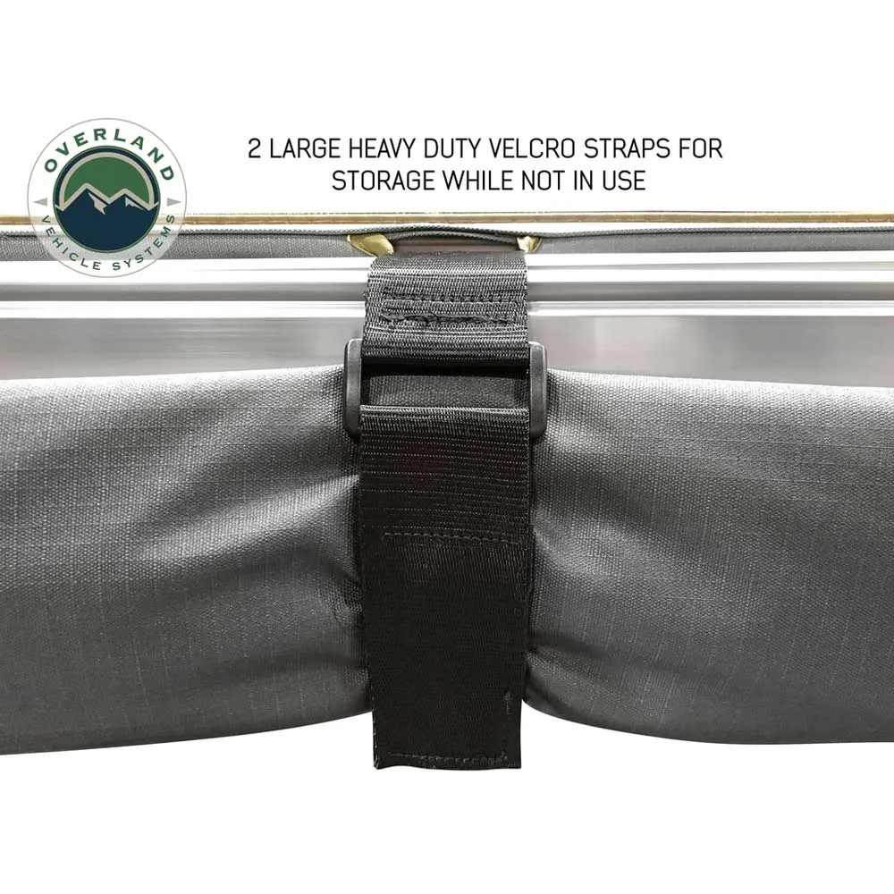 Overland Vehicle Systems - Nomadic Awning 2.0-6.5' with Black Cover Universal