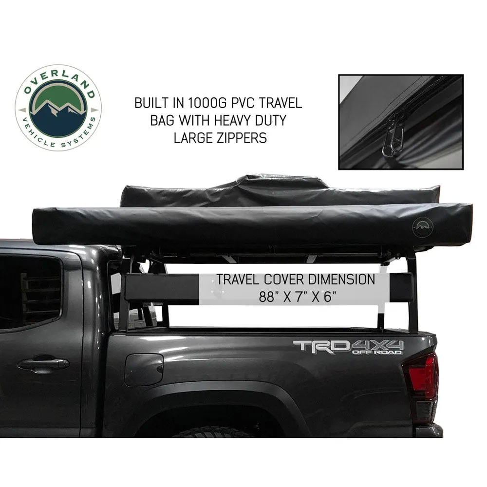 Overland Vehicle Systems - Nomadic Awning 2.0-6.5' with Black Cover Universal
