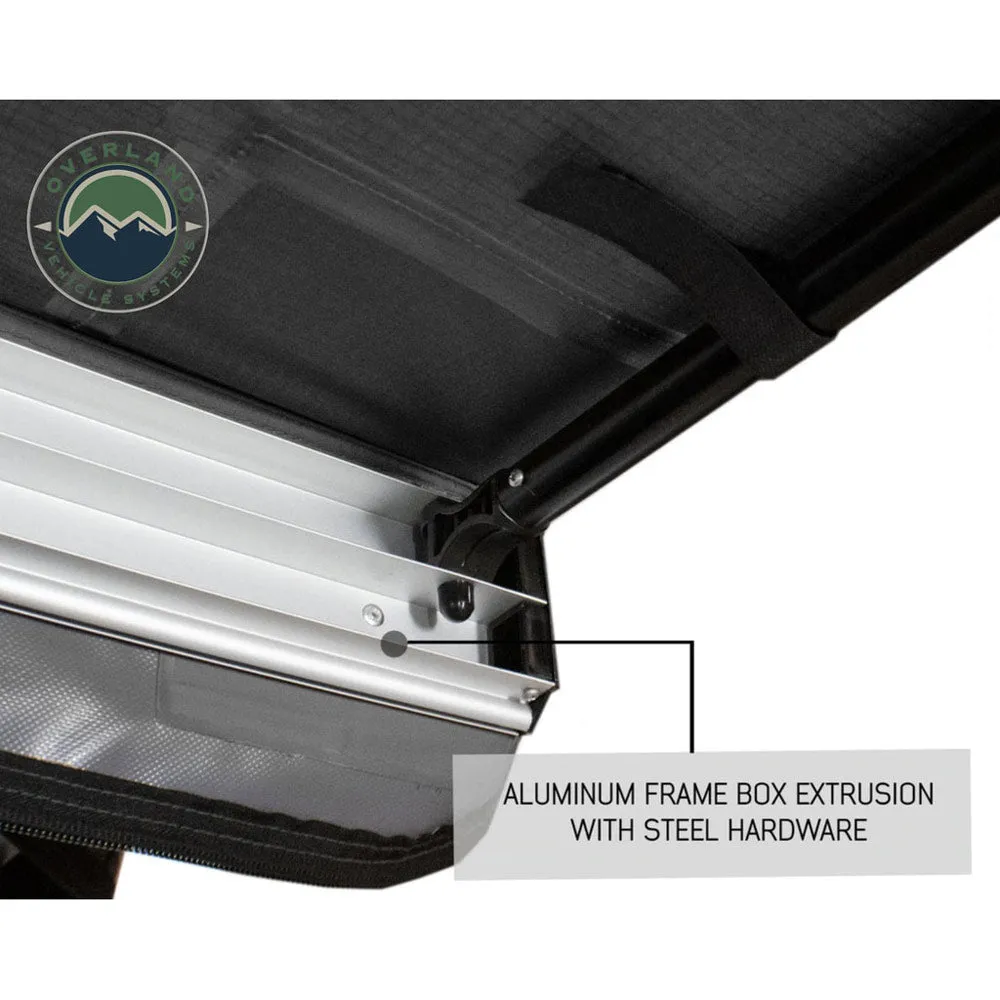 Overland Vehicle Systems - Nomadic Awning 2.0-6.5' with Black Cover Universal