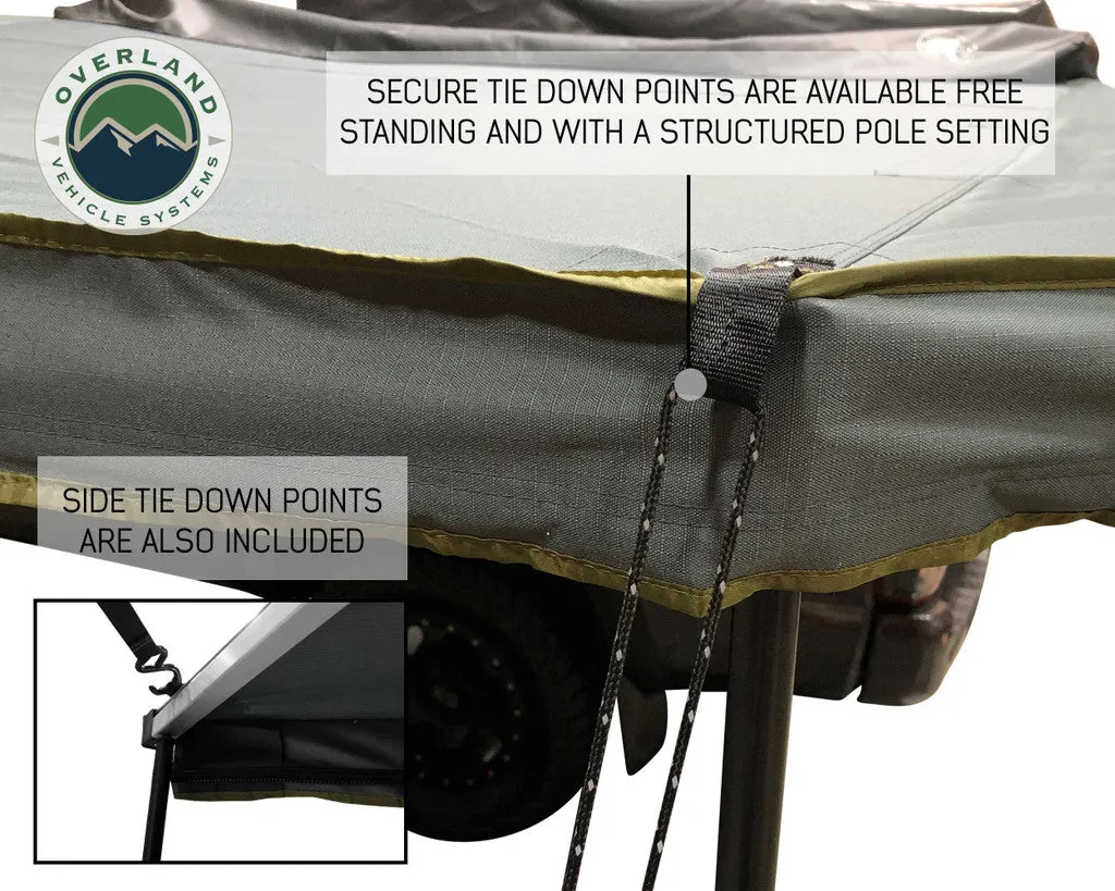 OVERLAND VEHICLE SYSTEMS | Nomadic Awning 270 Awning & Wall 1, 2, & 3, Mounting Brackets Passenger Side (19549907)