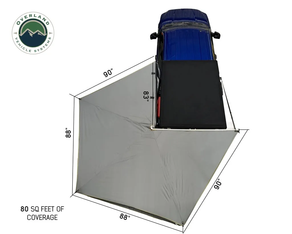 Overland Vehicle Systems Nomadic Lite 270 Awning w/ Walls