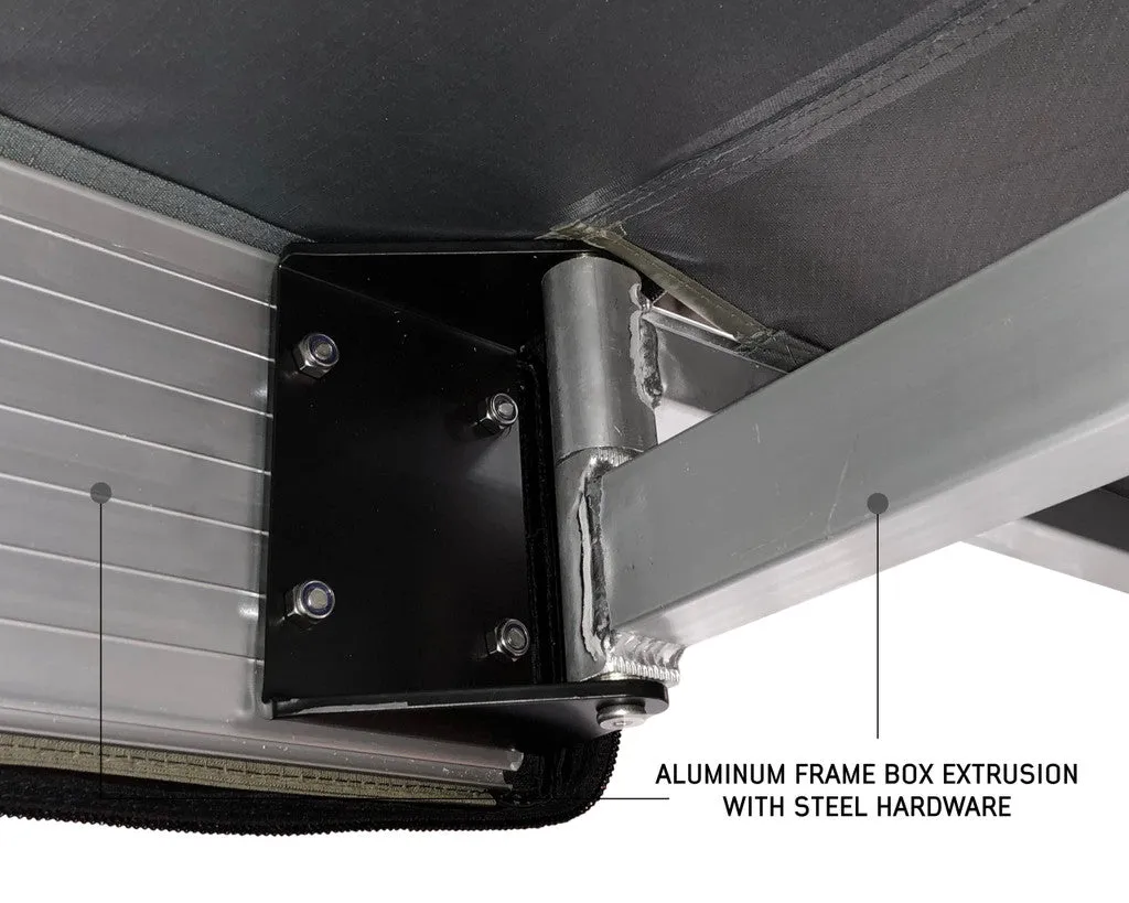OVS Nomadic 270 LT Awning - Driver Side 19559907- Dark Gray Cover With Black Cover Universal