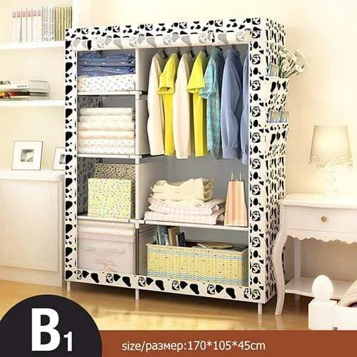 Portable Closet Wardrobe Clothes Rack