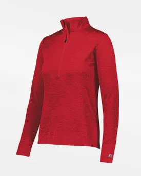 Russell Athletic Dri-Power Ladies Lightweight 1/4-Zip Pullover, heather rot
